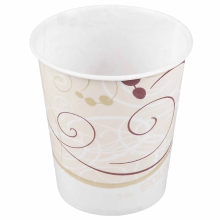 Solo Drinking Cup 5 oz. Symphony Print Wax Coated Paper Disposable, 100PK R53-J8000